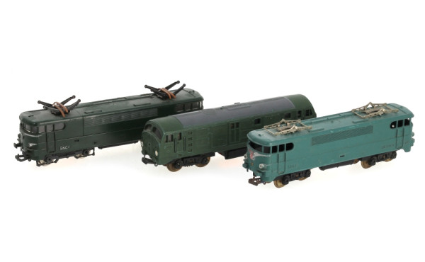 JOUEF et autres - 3 locomotives diésel e