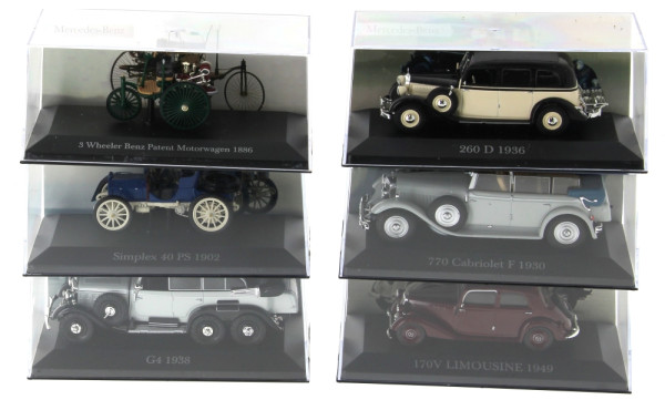 MERCEDES 1:43 - 6 modèles différents déb