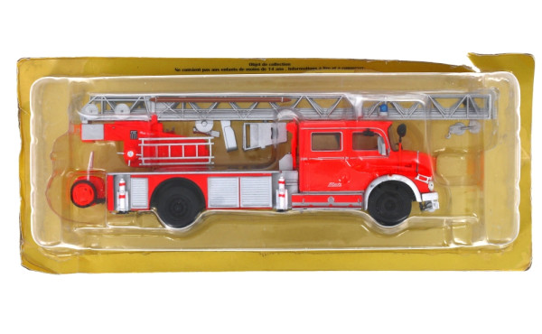 Véhicule de pompier 911 échelle Metz rou