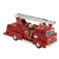 Camion de pompier en tôle, fabrication j