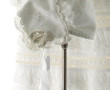 Robe de baptême brodée, fin XIXème, débu
