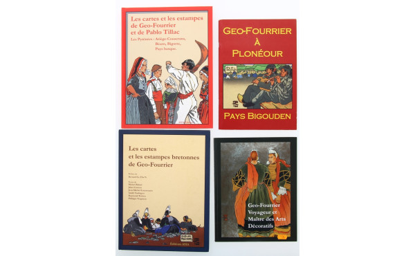 GEO-FOURRIER - Lot de 3 livres et un fas