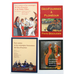 GEO-FOURRIER - Lot de 3 livres et un fas