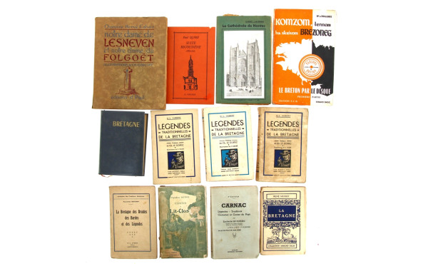 Thème BRETAGNE - Lot de 12 livres broché