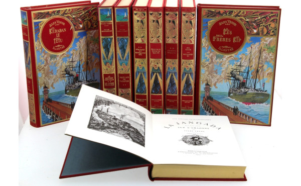Jules VERNE - Réédition en 41 volumes de