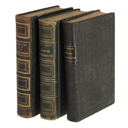 CELLIEZ - 3 tomes reliés percaline fin X