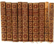 10 volumes reliés cuir, fin XIXème. Ouvr