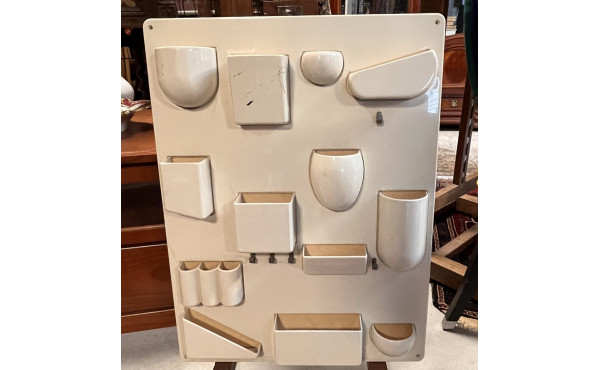 Etagère murale en ABS blanc beige range 