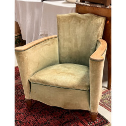 Fauteuil des années 25/30, dossier à mou