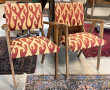 2 fauteuils bridges des années 50, tissu