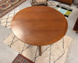 ROCHE BOBOIS - Table ronde en acajou, de