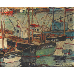 Ecole Française Xxème "Bateaux de pêche 