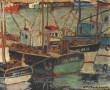 Ecole Française Xxème "Bateaux de pêche 