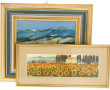 Lot de 2 tableaux du sud de la France : 