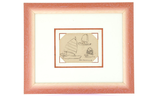 Maurice MENARDEAU (1897-1977) "Jonques",