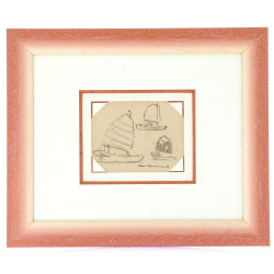 Maurice MENARDEAU (1897-1977) "Jonques",