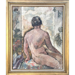 Gaétan DUMAS (1879-1950) "Nu de dos", hu