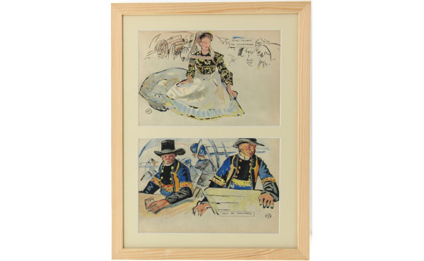 Mathurin MEHEUT (1882-1958) En Cornouail