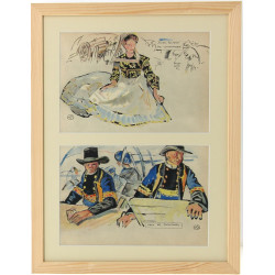 Mathurin MEHEUT (1882-1958) En Cornouail