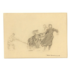 Maurice MENARDEAU (1897-1977) "Goémonier