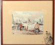 Robert YAN (1901-1994) "Scène de port", 
