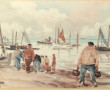 Robert YAN (1901-1994) "Scène de port", 