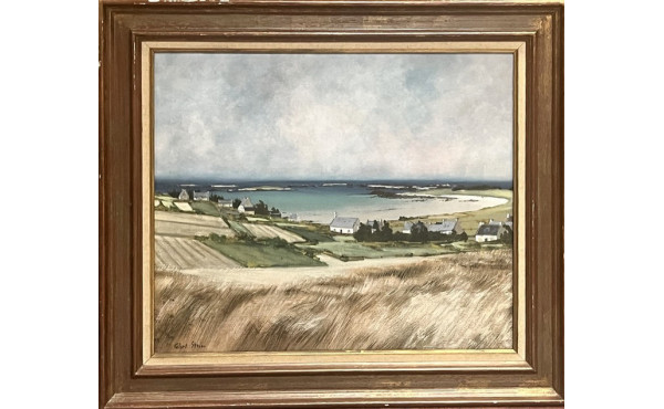 Gilbert STER (1939) "Paysage de bord de 