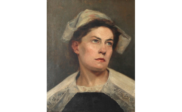 Ecole bretonne début Xxème "Portrait de 