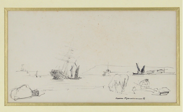 Maurice MENARDEAU (1897-1977) "Marine et