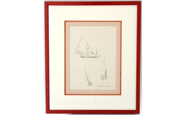Maurice MENARDEAU (1897-1977) "Voiliers"
