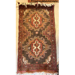 Lot de 2 petits tapis en laine points no