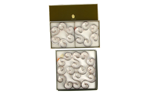 CHRISTOFLE - Deux dessous de bouteille e