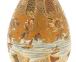 JAPON XIXème - Original vase à deux renf