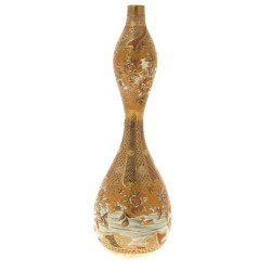 JAPON XIXème - Original vase à deux renf