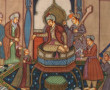 INDE - Dignitaire entouré de sa cour et 
