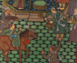 INDE - Dignitaire entouré de sa cour et 