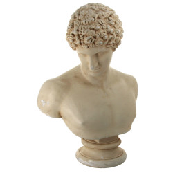 Buste de DAVID, grand sujet en plâtre pa