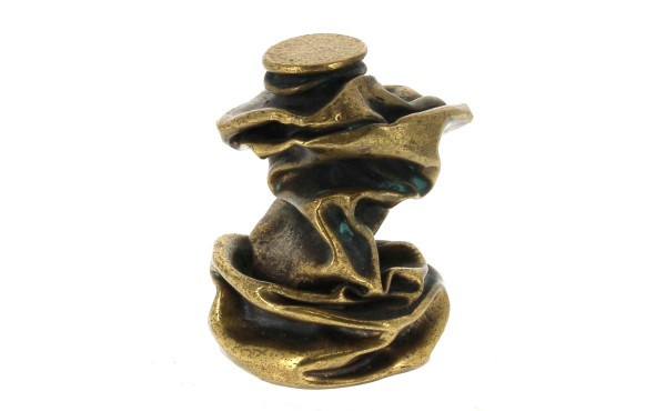 Bidon compressé, petite sculpture contem