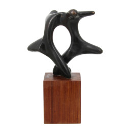 Ecole Contemporaine "Couple dansant", br