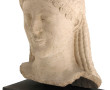 Tête étrusque d'après l'Antique, pierre 
