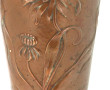 Vase conique ART NOUVEAU en cuivre à déc