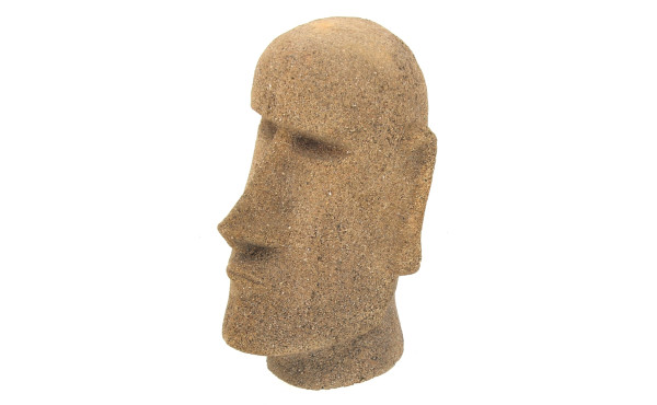 Tête de l'île de Pâques type Moaï, H 29 