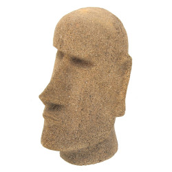 Tête de l'île de Pâques type Moaï, H 29 