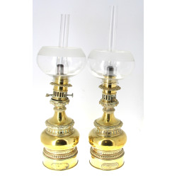 Paire de réservoirs de lampe à modérateu