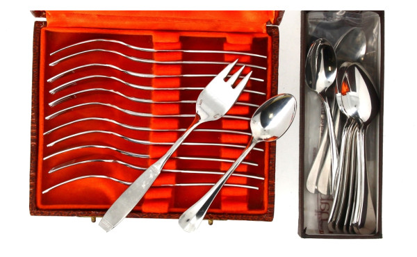 CHABANNE - 12 cuillères à moka en acier 