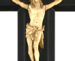 CHRIST en croix Napoléon III en bois noi