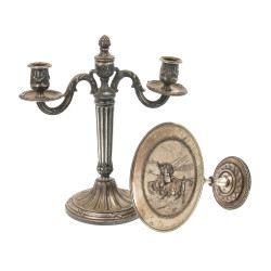 Candélabre à deux bras de lumière de sty