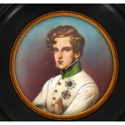 "Portrait de l'aiglon" miniature à vue r