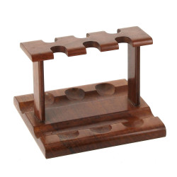 DUNHILL - porte-pipes en bois exotique H