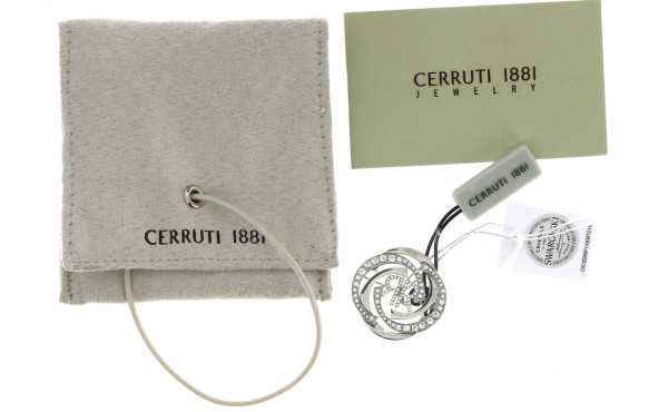 CERRUTI 1881 - Broche circulaire en méta